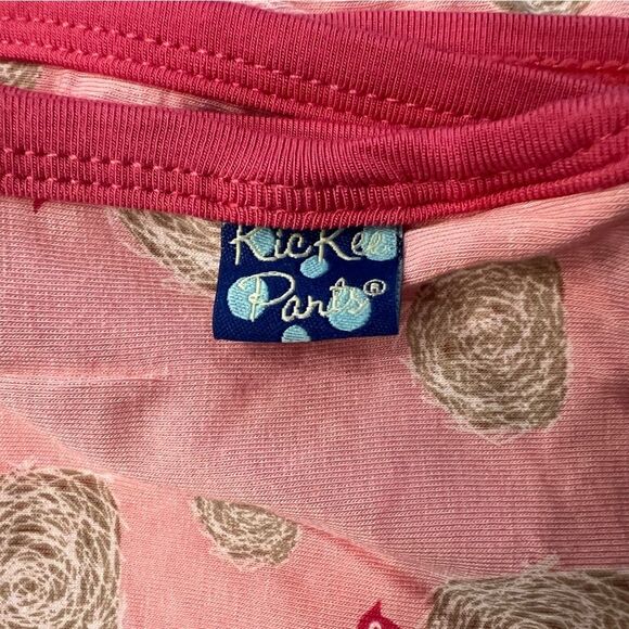 Kickee Pants Bamboo Baby Swaddle Blanket - Pink Birds & Nest - Newborn Blanket - Picture 3 of 5